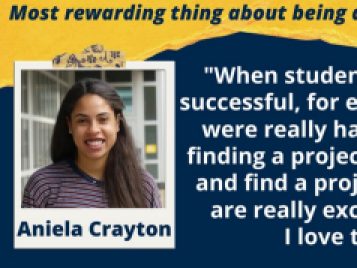 Most rewarding part of being a peer facilitator 2019-2020